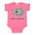 thumbnail image 1 of Inktastic Daddy Loves Me Boys or Girls Baby Bodysuit, 1 of 5