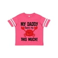 thumbnail image 1 of Inktastic Daddy Loves Me Childs Crab Boys or Girls Toddler T-Shirt, 1 of 5