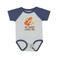 thumbnail image 1 of Inktastic Daddy Loves Me Woodland Fox Boys or Girls Baby Bodysuit, 1 of 5