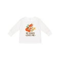 thumbnail image 1 of Inktastic Daddy Loves Me Woodland Fox Boys or Girls Long Sleeve Toddler T-Shirt, 1 of 5