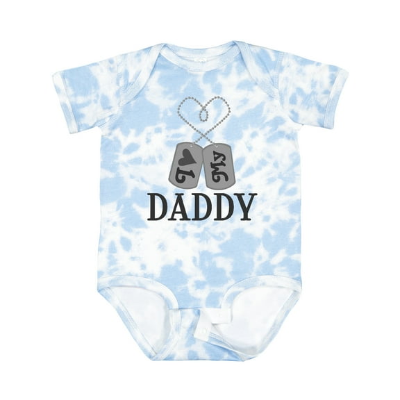 Inktastic Daddy Military Family Childs Boys or Girls Baby Bodysuit