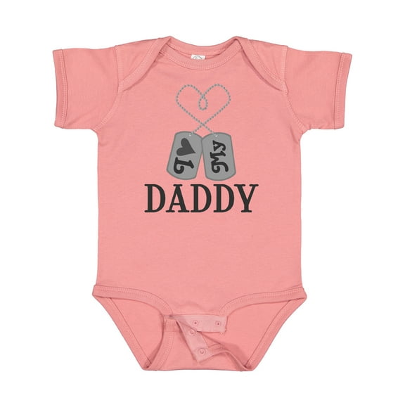 Inktastic Daddy Military Family Childs Boys or Girls Baby Bodysuit