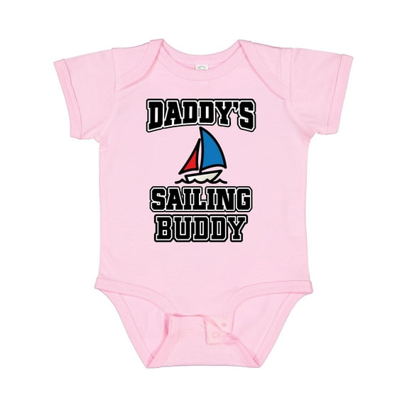 Inktastic Daddy Sailing Buddy Sailboat Boys or Girls Baby Bodysuit