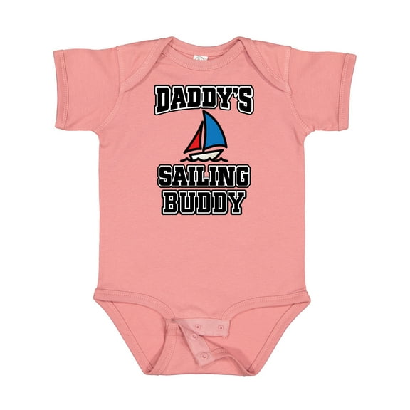 Inktastic Daddy Sailing Buddy Sailboat Boys or Girls Baby Bodysuit