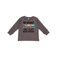 thumbnail image 1 of Inktastic Daddy Still Plays With Trains Boys or Girls Long Sleeve Toddler T-Shirt, 1 of 5