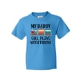 thumbnail image 1 of Inktastic Daddy Still Plays With Trains Youth T-Shirt, 1 of 5