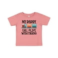 thumbnail image 1 of Inktastic Daddy Still Plays with Trains Boys or Girls Baby T-Shirt, 1 of 5