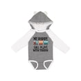 thumbnail image 1 of Inktastic Daddy Still Plays with Trains Boys or Girls Long Sleeve Baby Bodysuit, 1 of 5