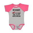 thumbnail image 1 of Inktastic Daddy Still Plays with Trucks Boys Baby Bodysuit, 1 of 5