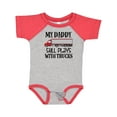 thumbnail image 1 of Inktastic Daddy Still Plays with Trucks Boys Baby Bodysuit, 1 of 5
