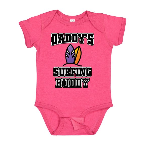Inktastic Daddy Surfing Buddy Kids Surfer Boys or Girls Baby Bodysuit