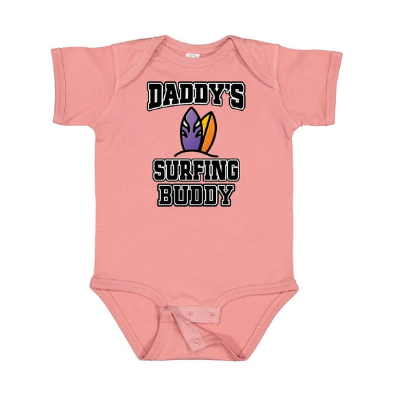 Inktastic Daddy Surfing Buddy Kids Surfer Boys or Girls Baby Bodysuit