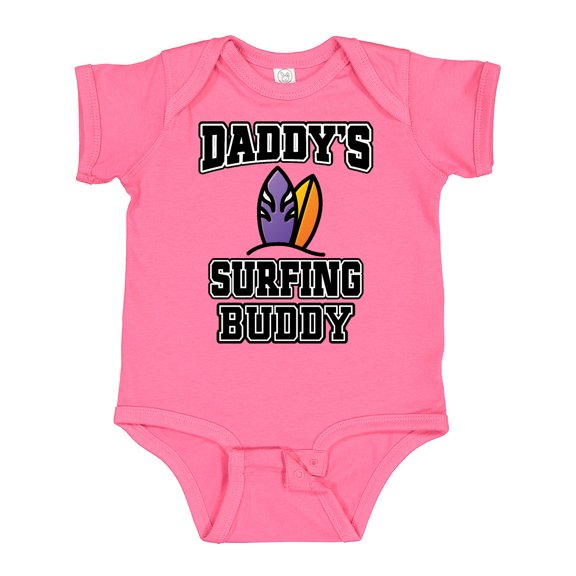 Inktastic Daddy Surfing Buddy Kids Surfer Boys or Girls Baby Bodysuit