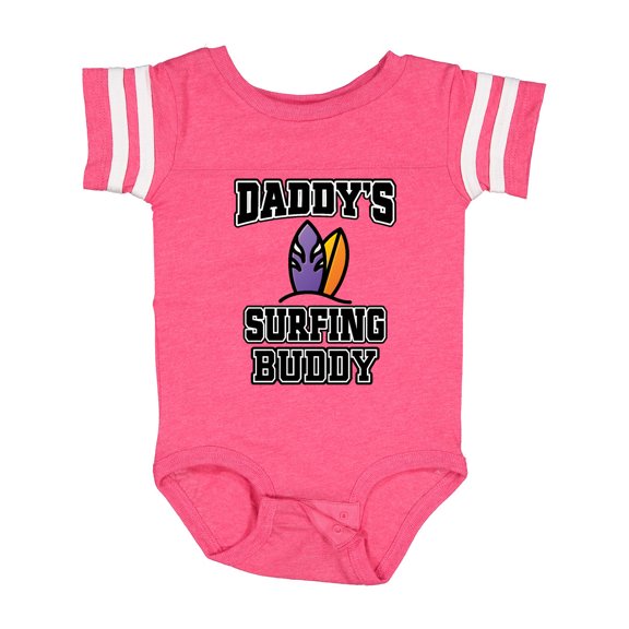 Inktastic Daddy Surfing Buddy Kids Surfer Boys or Girls Baby Bodysuit
