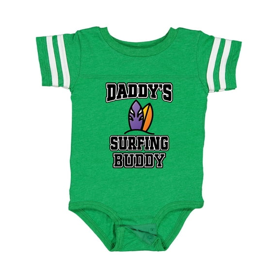Inktastic Daddy Surfing Buddy Kids Surfer Boys or Girls Baby Bodysuit