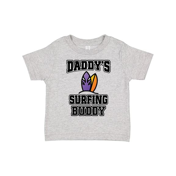 Inktastic Daddy Surfing Buddy Kids Surfer Boys or Girls Toddler T-Shirt