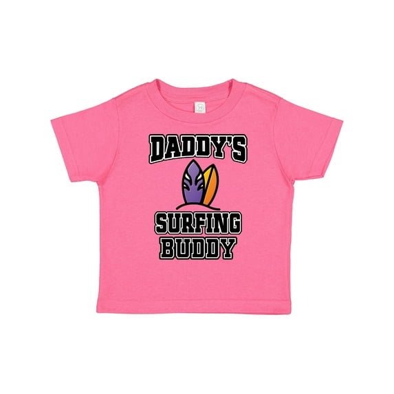 Inktastic Daddy Surfing Buddy Kids Surfer Boys or Girls Toddler T-Shirt