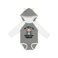 thumbnail image 1 of Inktastic Daddy Worlds Best Barber Childs Boys Long Sleeve Baby Bodysuit, 1 of 5