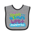 thumbnail image 1 of Inktastic Daddy Worlds Best Podiatrist Boys or Girls Baby Bib, 1 of 4