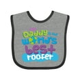thumbnail image 1 of Inktastic Daddy Worlds Best Roofer Boys or Girls Baby Bib, 1 of 4