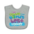 thumbnail image 1 of Inktastic Daddy Worlds Best Roofer Boys or Girls Baby Bib, 1 of 4