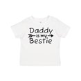 thumbnail image 1 of Inktastic Daddy is My Bestie Boys or Girls Toddler T-Shirt, 1 of 5