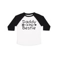 thumbnail image 1 of Inktastic Daddy is My Bestie Boys or Girls Toddler T-Shirt, 1 of 5