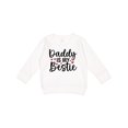 thumbnail image 1 of Inktastic Daddy is My Bestie Toddler Sweatshirt, 1 of 4