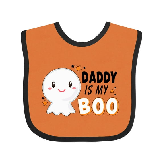 Inktastic Daddy is My Boo with Cute Ghost Boys or Girls Baby Bib