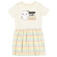 thumbnail image 1 of Inktastic Daddy is My Boo with Cute Ghost Girls Toddler Dress, 1 of 5