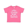 thumbnail image 1 of Inktastic Daddy is My Valentine Girls Girls Baby T-Shirt, 1 of 5