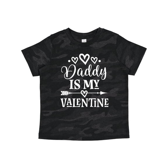 Inktastic Daddy is My Valentine Girls Girls Toddler T-Shirt