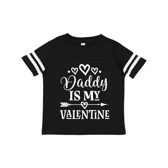 Inktastic Daddy is My Valentine Girls Girls Toddler T-Shirt