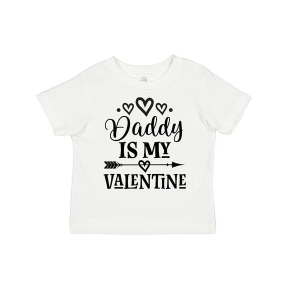 Inktastic Daddy is My Valentine Holiday Girls Toddler T-Shirt