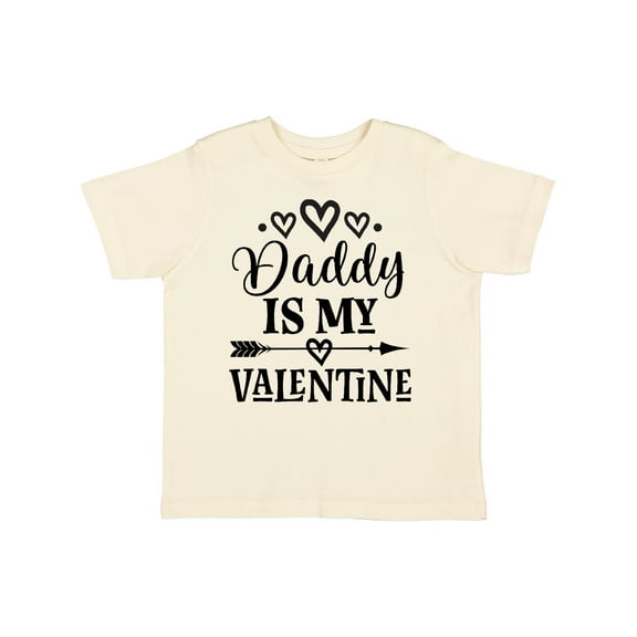Inktastic Daddy is My Valentine Holiday Girls Toddler T-Shirt