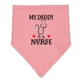 thumbnail image 1 of Inktastic Daddy is a Nurse Baby Baby Bandana Bib, 1 of 4