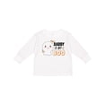 thumbnail image 1 of Inktastic Daddy is my Boo with Cute Ghost Boys or Girls Long Sleeve Toddler T-Shirt, 1 of 5