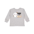 thumbnail image 1 of Inktastic Daddy is my Boo with Cute Ghost Boys or Girls Long Sleeve Toddler T-Shirt, 1 of 5