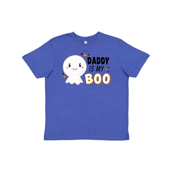 Inktastic Daddy is my Boo with Cute Ghost Youth T-Shirt