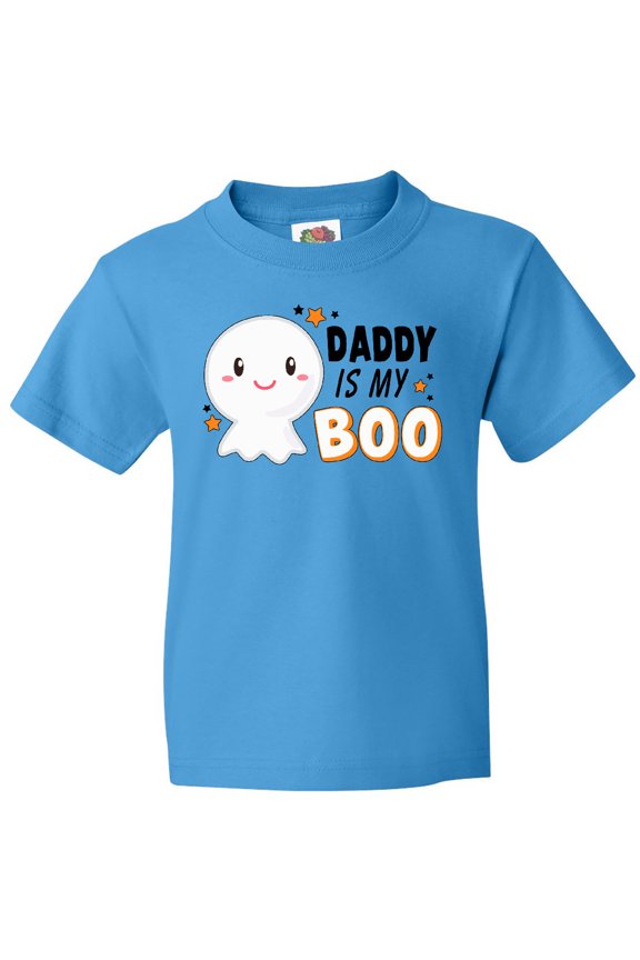 Daddy is my Boo with Cute Ghost Youth T-Shirt