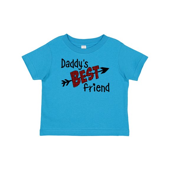 Inktastic Daddy's Best Friend- Arrow and Plaid Letters Boys or Girls Baby T-Shirt