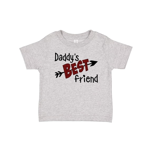 Inktastic Daddy's Best Friend- Arrow and Plaid Letters Boys or Girls Baby T-Shirt