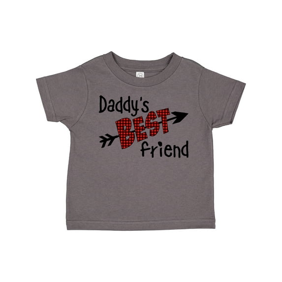 Inktastic Daddy's Best Friend Arrow and Plaid Letters Boys or Girls Toddler T-Shirt