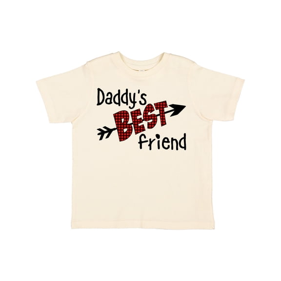 Inktastic Daddy's Best Friend Arrow and Plaid Letters Boys or Girls Toddler T-Shirt