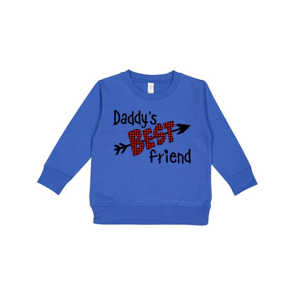 Inktastic Daddy's Best Friend Arrow and Plaid Letters Toddler Sweatshirt