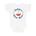 thumbnail image 1 of Inktastic Daddy's First Mate Boys or Girls Baby Bodysuit, 1 of 5