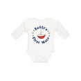 thumbnail image 1 of Inktastic Daddy's First Mate Boys or Girls Long Sleeve Baby Bodysuit, 1 of 5