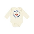 thumbnail image 1 of Inktastic Daddy's First Mate Boys or Girls Long Sleeve Baby Bodysuit, 1 of 5