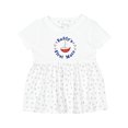 thumbnail image 1 of Inktastic Daddy's First Mate Girls Baby Dress, 1 of 5