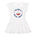 thumbnail image 1 of Inktastic Daddy's First Mate Girls Toddler Dress, 1 of 5